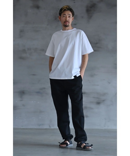 funda mine（ファンダマイン）の「[日本製]【接触冷感・速乾・蒸れ防止】ARTボックスTシャツ（Tシャツ/カットソー・レディース・ブラック/ホワイト・02/01）」の8枚目の写真