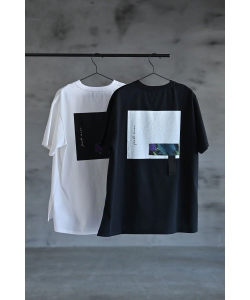 funda mine（ファンダマイン）の「[日本製]【接触冷感・速乾・蒸れ防止】ARTボックスTシャツ（Tシャツ/カットソー・レディース・ブラック/ホワイト・02/01）」の21枚目の写真