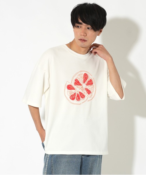 ATELANE(アテレーン)の「ATELANE/梨地 刺繍 クルーTEE(Tシャツ/カットソー・メンズ・グリーン/ブラック系その他/ブラック/サックスブルー/ホワイト系その他/ホワイト・LARGE/MEDIUM)」の3枚目の写真