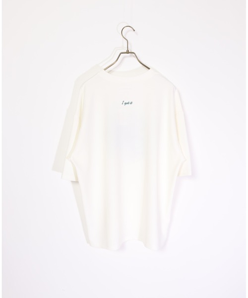 ATELANE(アテレーン)の「ATELANE/梨地 刺繍 クルーTEE(Tシャツ/カットソー・メンズ・グリーン/ブラック系その他/ブラック/サックスブルー/ホワイト系その他/ホワイト・LARGE/MEDIUM)」の7枚目の写真