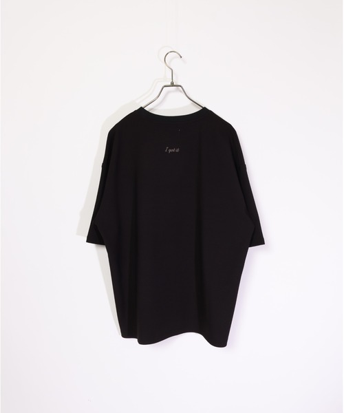 ATELANE(アテレーン)の「ATELANE/梨地 刺繍 クルーTEE(Tシャツ/カットソー・メンズ・グリーン/ブラック系その他/ブラック/サックスブルー/ホワイト系その他/ホワイト・LARGE/MEDIUM)」の9枚目の写真