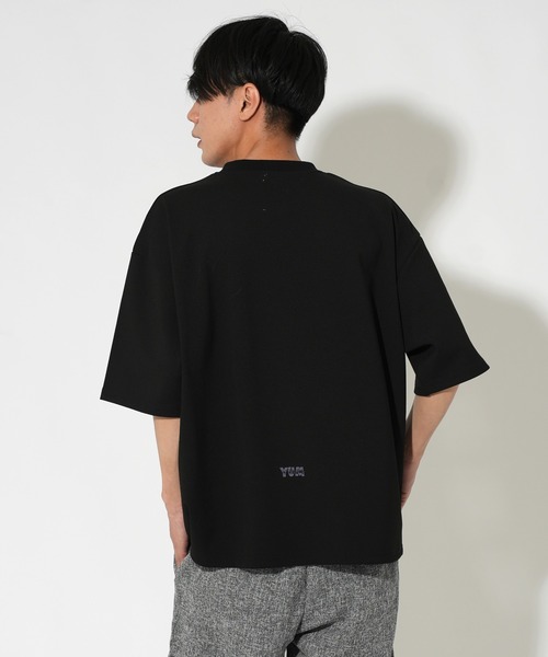 ATELANE(アテレーン)の「ATELANE/梨地 刺繍 クルーTEE(Tシャツ/カットソー・メンズ・グリーン/ブラック系その他/ブラック/サックスブルー/ホワイト系その他/ホワイト・LARGE/MEDIUM)」の15枚目の写真