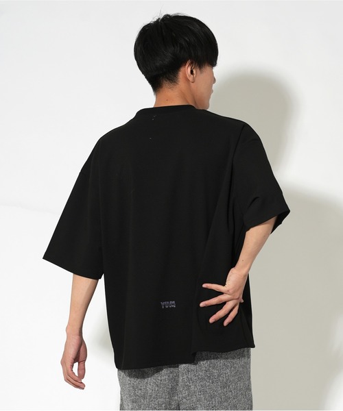 ATELANE(アテレーン)の「ATELANE/梨地 刺繍 クルーTEE(Tシャツ/カットソー・メンズ・グリーン/ブラック系その他/ブラック/サックスブルー/ホワイト系その他/ホワイト・LARGE/MEDIUM)」の16枚目の写真