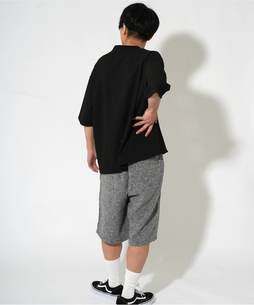 ATELANE(アテレーン)の「ATELANE/梨地 刺繍 クルーTEE(Tシャツ/カットソー・メンズ・グリーン/ブラック系その他/ブラック/サックスブルー/ホワイト系その他/ホワイト・LARGE/MEDIUM)」の14枚目の写真