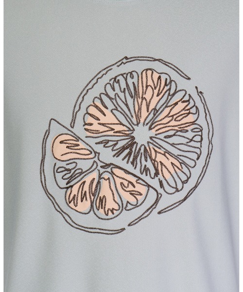 ATELANE(アテレーン)の「ATELANE/梨地 刺繍 クルーTEE(Tシャツ/カットソー・メンズ・グリーン/ブラック系その他/ブラック/サックスブルー/ホワイト系その他/ホワイト・LARGE/MEDIUM)」の20枚目の写真