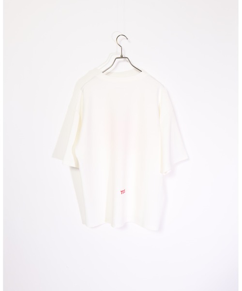ATELANE(アテレーン)の「ATELANE/梨地 刺繍 クルーTEE(Tシャツ/カットソー・メンズ・グリーン/ブラック系その他/ブラック/サックスブルー/ホワイト系その他/ホワイト・LARGE/MEDIUM)」の8枚目の写真