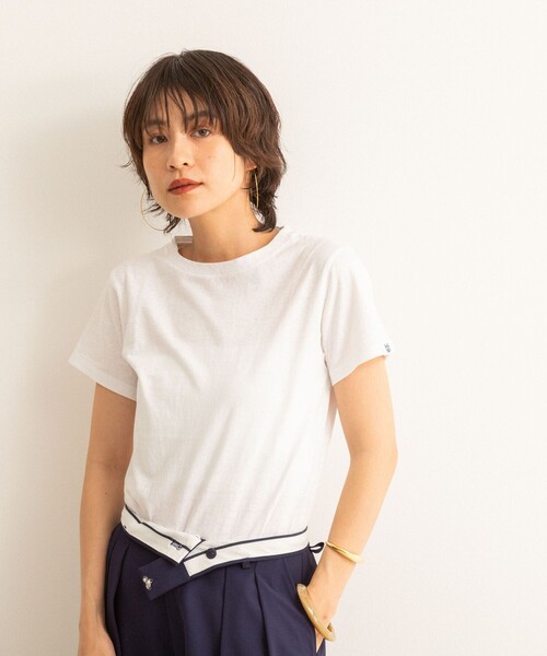 NOLLEY’S(ノーリーズ)の「【MAQWEL/マクウェル】MARUDOハーフスリーブTee(Tシャツ/カットソー・レディース・ブラック/グレー/ホワイト/ボルドー・FREE)」の20枚目の写真
