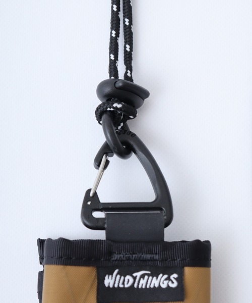 WILD THINGS（ワイルドシングス）の「WILD THINGS ネックウォレット X-PAC（ボディバッグ/ウエストポーチ・メンズ・ブラック/カーキ/ベージュ/ブラック系・FREE）」の13枚目の写真