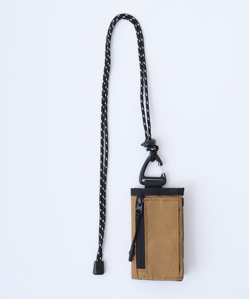 WILD THINGS（ワイルドシングス）の「WILD THINGS ネックウォレット X-PAC（ボディバッグ/ウエストポーチ・メンズ・ブラック/カーキ/ベージュ/ブラック系・FREE）」の16枚目の写真