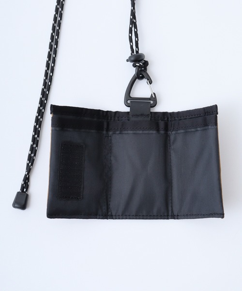 WILD THINGS（ワイルドシングス）の「WILD THINGS ネックウォレット X-PAC（ボディバッグ/ウエストポーチ・メンズ・ブラック/カーキ/ベージュ/ブラック系・FREE）」の19枚目の写真