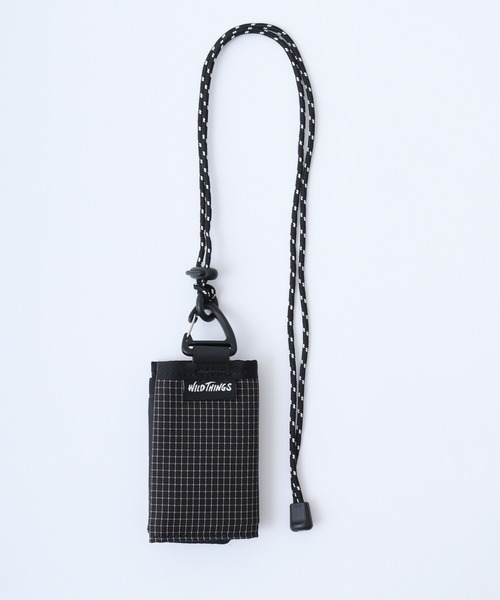 WILD THINGS（ワイルドシングス）の「WILD THINGS ネックウォレット X-PAC（ボディバッグ/ウエストポーチ・メンズ・ブラック/カーキ/ベージュ/ブラック系・FREE）」の10枚目の写真