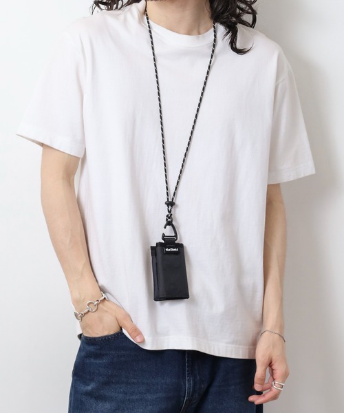 WILD THINGS（ワイルドシングス）の「WILD THINGS ネックウォレット X-PAC（ボディバッグ/ウエストポーチ・メンズ・ブラック/カーキ/ベージュ/ブラック系・FREE）」の7枚目の写真