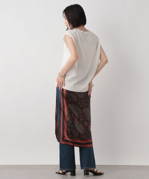 LOWRYS FARM(ローリーズファーム)の「ICEWEニットノースリ 497188(ニット/セーター・レディース・ブルー/ホワイト/ブラウン・FREE)」の7枚目の写真