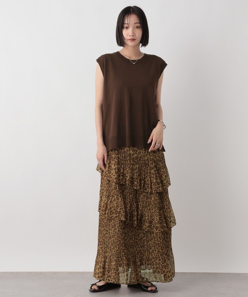 LOWRYS FARM(ローリーズファーム)の「ICEWEニットノースリ 497188(ニット/セーター・レディース・ブルー/ホワイト/ブラウン・FREE)」の10枚目の写真