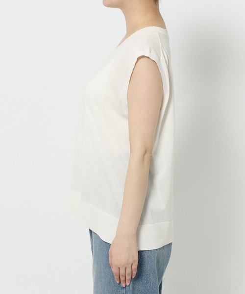 LOWRYS FARM(ローリーズファーム)の「ICEWEニットノースリ 497188(ニット/セーター・レディース・ブルー/ホワイト/ブラウン・FREE)」の14枚目の写真