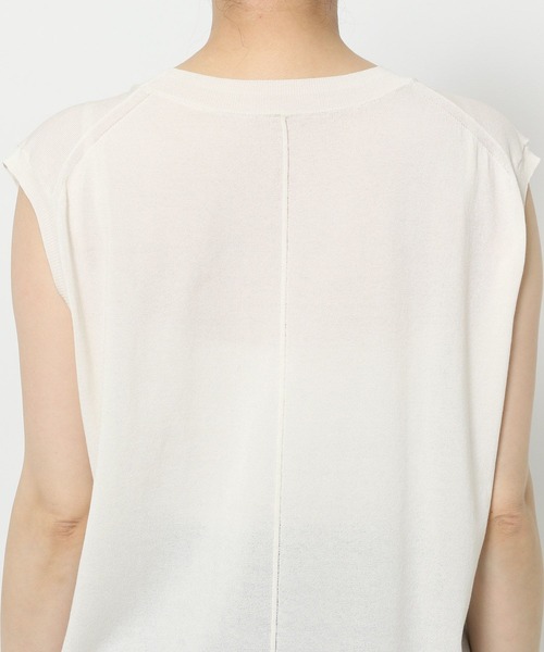 LOWRYS FARM(ローリーズファーム)の「ICEWEニットノースリ 497188(ニット/セーター・レディース・ブルー/ホワイト/ブラウン・FREE)」の16枚目の写真