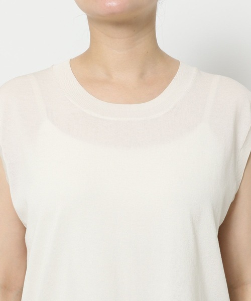 LOWRYS FARM(ローリーズファーム)の「ICEWEニットノースリ 497188(ニット/セーター・レディース・ブルー/ホワイト/ブラウン・FREE)」の17枚目の写真