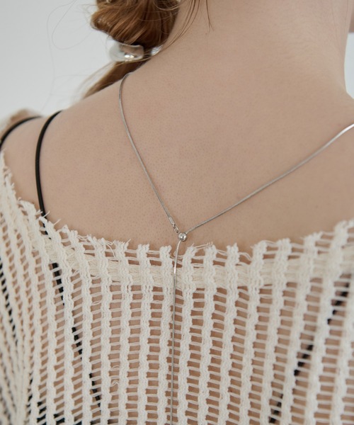 Crisp（クリスプ）の「2wayツイストドロップネックレス（ネックレス・レディース・ゴールド/シルバー・FREE）」の14枚目の写真