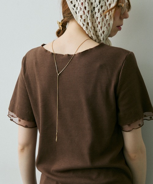 Crisp（クリスプ）の「2wayツイストドロップネックレス（ネックレス・レディース・ゴールド/シルバー・FREE）」の12枚目の写真