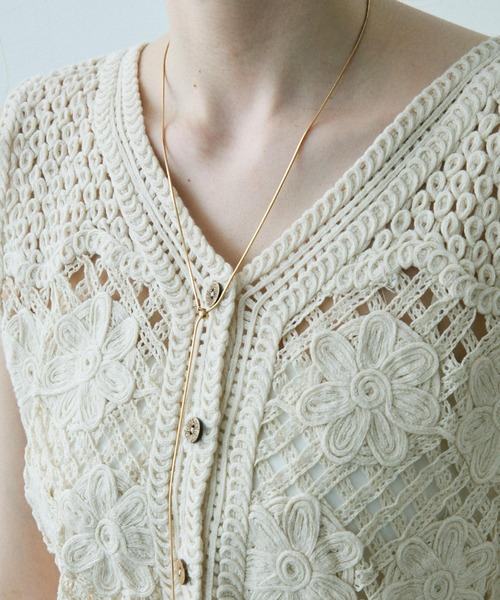 Crisp（クリスプ）の「2wayツイストドロップネックレス（ネックレス・レディース・ゴールド/シルバー・FREE）」の10枚目の写真