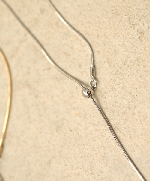 Crisp（クリスプ）の「2wayツイストドロップネックレス（ネックレス・レディース・ゴールド/シルバー・FREE）」の7枚目の写真