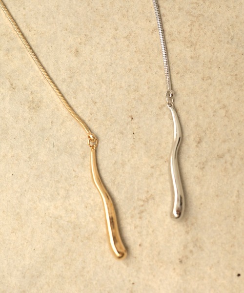 Crisp（クリスプ）の「2wayツイストドロップネックレス（ネックレス・レディース・ゴールド/シルバー・FREE）」の6枚目の写真