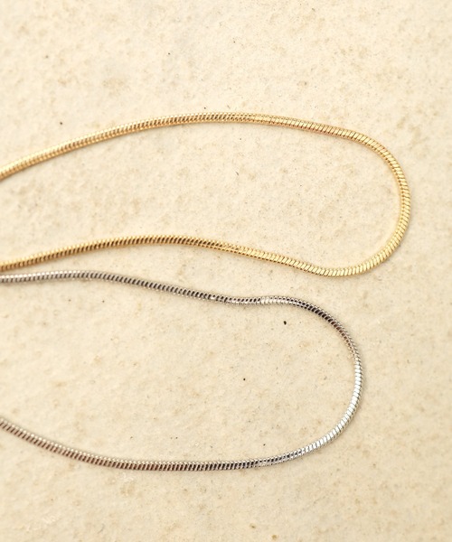 Crisp（クリスプ）の「2wayツイストドロップネックレス（ネックレス・レディース・ゴールド/シルバー・FREE）」の5枚目の写真