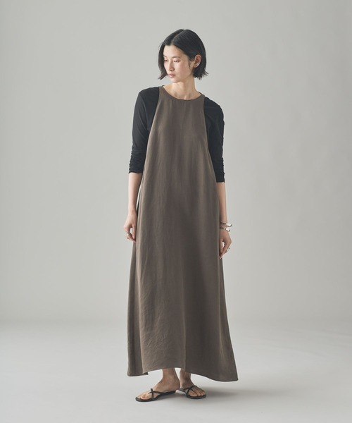 Curensology(カレンソロジー)の「Curensology(カレンソロジー)/フィブリルキャミワンピース(ワンピース・レディース・ブラック/カーキ・FREE)」の14枚目の写真