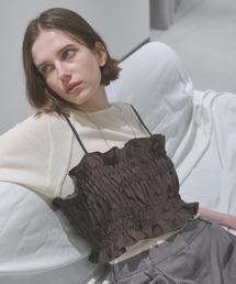 Aunt Marie's（アントマリーズ）の「シャーリングキャミビスチェ（キャミソール）」