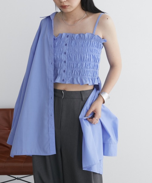 セール】シャーリングキャミビスチェ（キャミソール）｜Aunt Marie's