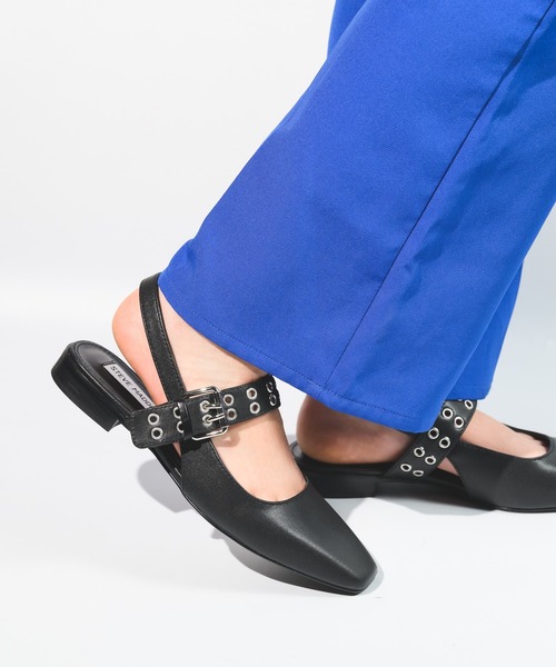 【おしゃれ・人気】STEVE MADDEN EXILE BLACK ミュール おしゃれ・人気】STEVE MADDEN EXILE BLACK ミュール
