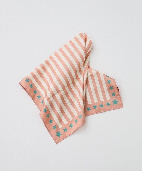 Ray BEAMS(レイビームス)の「スター スカーフ(バンダナ/スカーフ・レディース・サックスブルー/ピンク・ONE SIZE)」の3枚目の写真