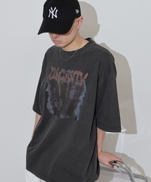 ピグメントバンドTシャツ
