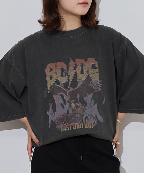 ピグメントバンドTシャツ（Tシャツ/カットソー）｜__gram.（スペース