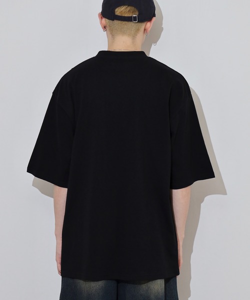 __gram.(スペースグラム)の「ピグメントバンドTシャツ(Tシャツ/カットソー・メンズ・グレー系その他/ブラック系その他/チャコール/ブラック・L/M)」の15枚目の写真