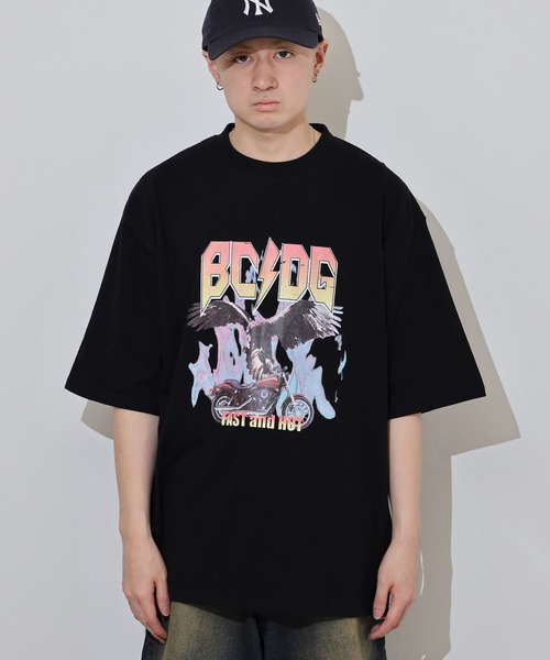 セール】ピグメントバンドTシャツ（Tシャツ/カットソー）｜__