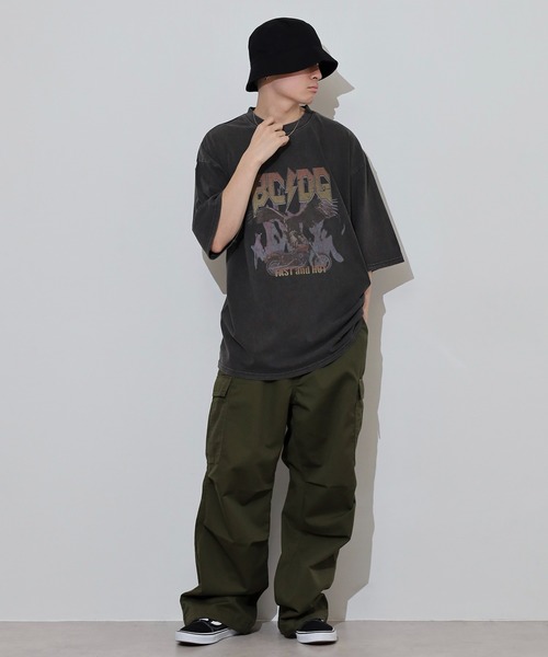 __gram.(スペースグラム)の「ピグメントバンドTシャツ(Tシャツ/カットソー・メンズ・グレー系その他/ブラック系その他/チャコール/ブラック・L/M)」の18枚目の写真