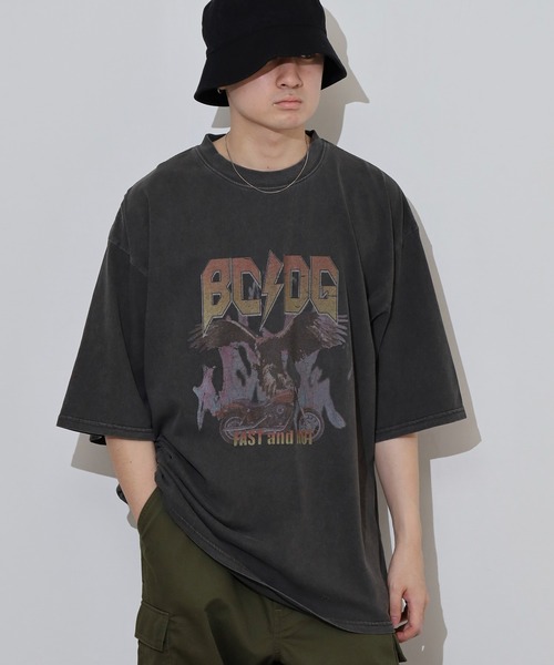 __gram.(スペースグラム)の「ピグメントバンドTシャツ(Tシャツ/カットソー・メンズ・グレー系その他/ブラック系その他/チャコール/ブラック・L/M)」の20枚目の写真
