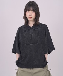 Nora Lily（ノラリリー）の「【Nora Lily】Washed Out Armor POLO Tee（シャツ/ブラウス）」
