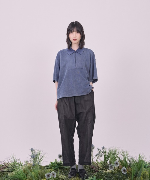 Nora Lily（ノラリリー）の「【Nora Lily】Washed Out Armor POLO Tee（シャツ/ブラウス・メンズ・ブラック/ローズ/ネイビー・FREE）」の12枚目の写真