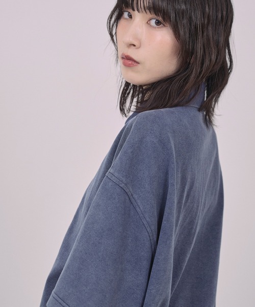 Nora Lily（ノラリリー）の「【Nora Lily】Washed Out Armor POLO Tee（シャツ/ブラウス・メンズ・ブラック/ローズ/ネイビー・FREE）」の15枚目の写真