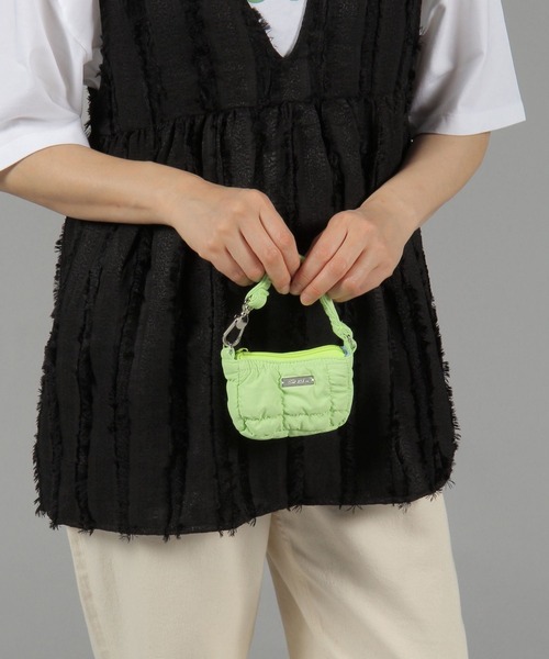 niko and...(ニコアンド)の「キルトミニバッグチャーム(チャーム・レディース・ブラック/ライトグリーン/パープル/グレー・0)」の17枚目の写真