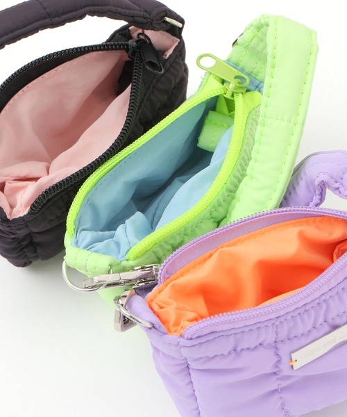 niko and...(ニコアンド)の「キルトミニバッグチャーム(チャーム・レディース・ブラック/ライトグリーン/パープル/グレー・0)」の10枚目の写真