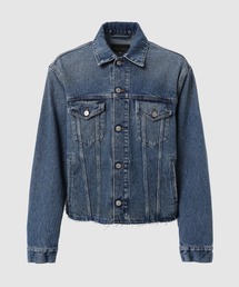 関税込★VIP価格【MM6】ブラックコットンデニムジャケット MM6 Maison Margiela(エムエムシックス) デニムジャケット