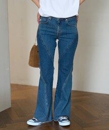 FREAK'S STORE（フリークスストア）の「SOMETHING × FREAK'S STORE/サムシング 別注 SPAIRAL FLARE/スパイラル フレア/フレアデニム（デニムパンツ）」