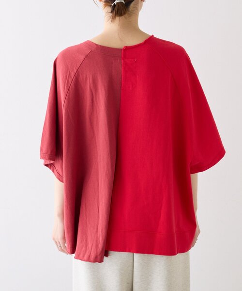etsinta(エシンタ)の「etsintaリメイクオーバーtee(Tシャツ/カットソー・レディース・レッド・ONE SIZE)」の15枚目の写真