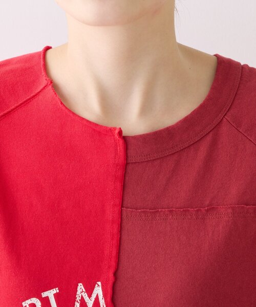 etsinta(エシンタ)の「etsintaリメイクオーバーtee(Tシャツ/カットソー・レディース・レッド・ONE SIZE)」の16枚目の写真