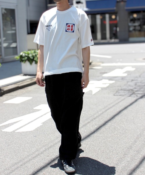 yield(イールド)の「【YOIDORE】酔いどれ 酒愛好家 Tシャツ ユニセックス(Tシャツ/カットソー・メンズ・ライトグリーン/ブラック/ホワイト・M/L/XL)」の5枚目の写真