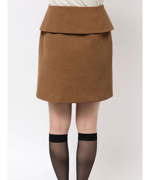 LAGUNAMOON（ラグナムーン）の「スエードライクアシメベルトミニスカート（スカート・レディース・ブラウン/キャメル・SMALL/MEDIUM）」の12枚目の写真