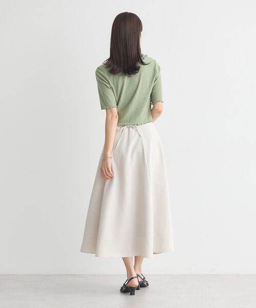 earth music&ecology（アースミュージックアンドエコロジー）の「バックレースアップスカート（スカート・レディース・ダークブラウン/ライトグリーン/ブラック/ライトベージュ・M/S）」の21枚目の写真